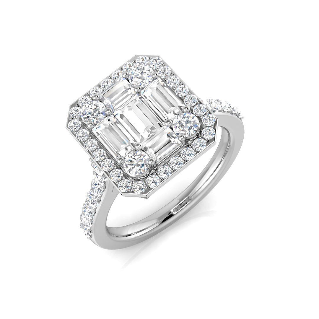 SL9714 — Ring - 9k White Gold