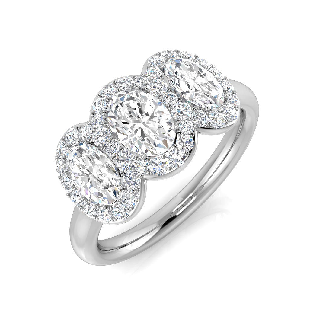 SL9765 — Ring - 9k White Gold