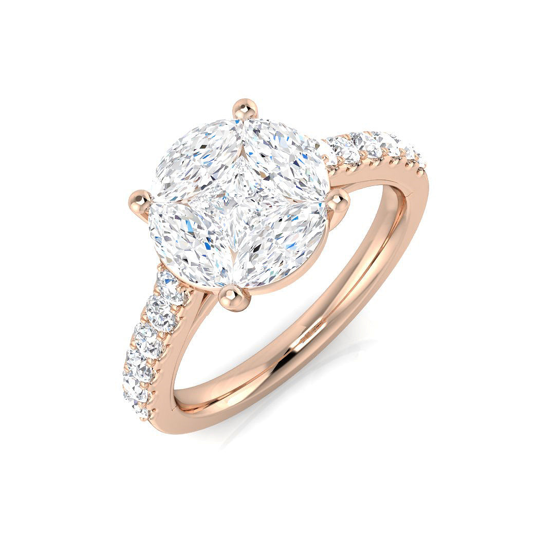 SL9798 — Ring - 9k Rose Gold