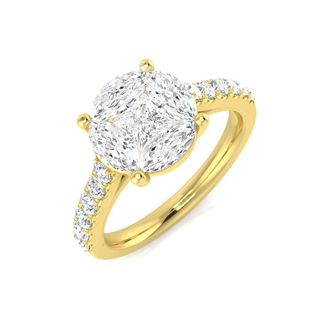 SL9798 — Ring - 9k Yellow Gold