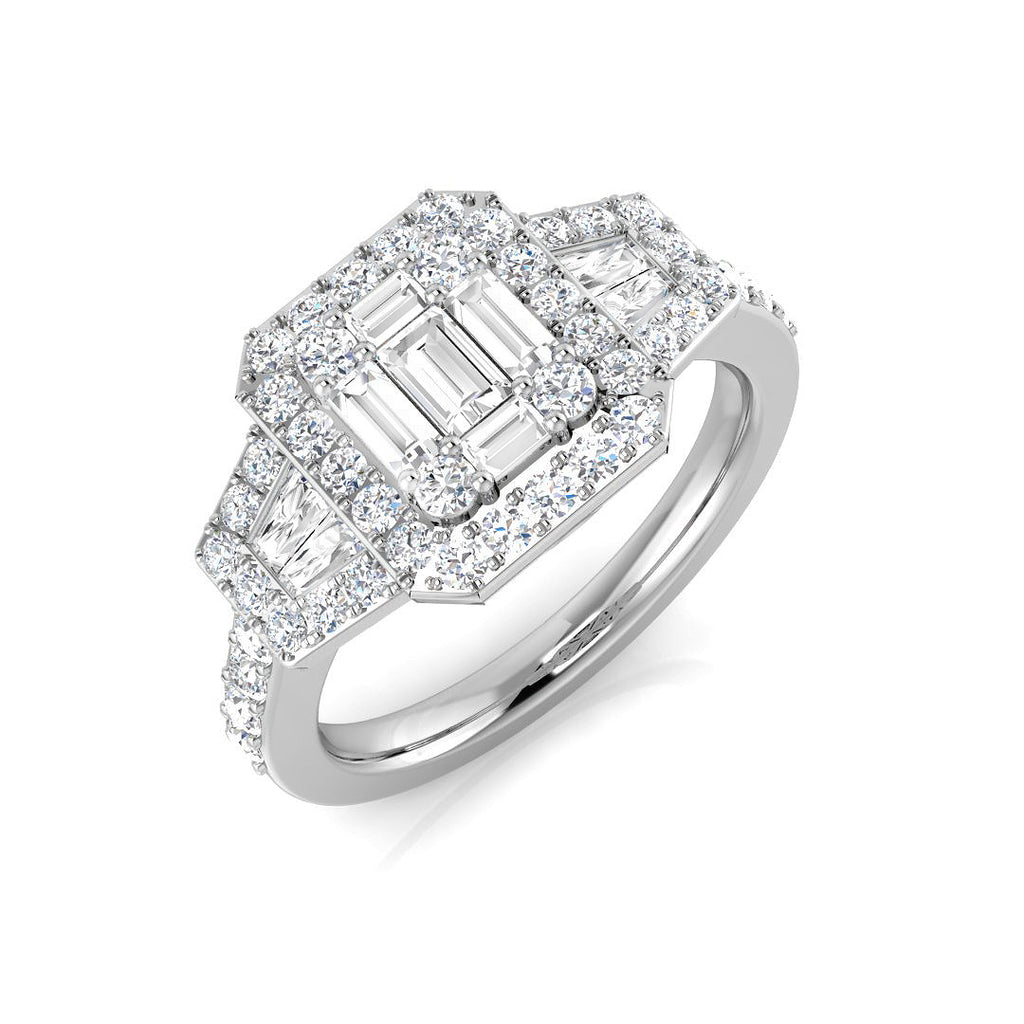 SL9801 — Ring - 9k White Gold