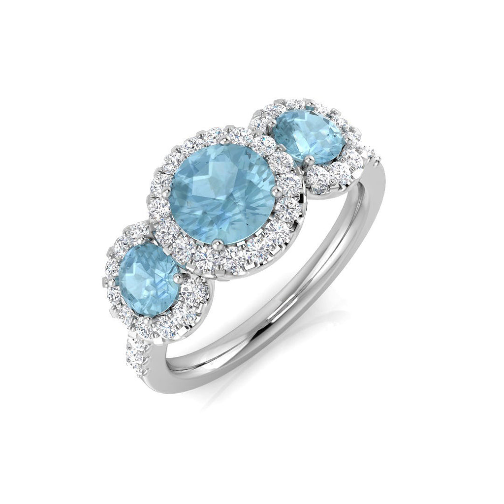 SL9802 — Ring - 9k White Gold