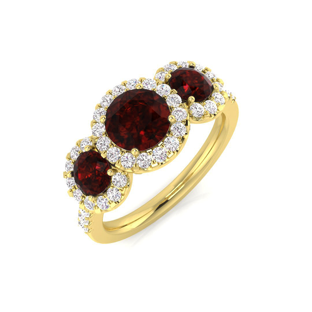 SL9802 — Ring - 18k Two Tone