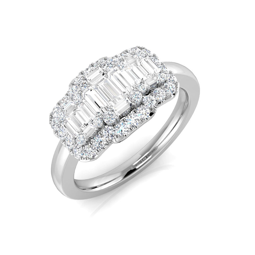SL9808 — Ring - 9k White Gold