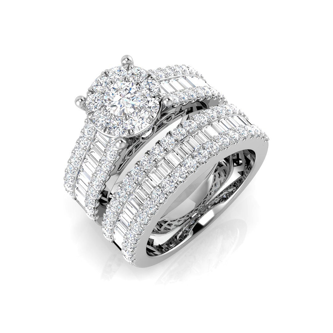SL9809A — Ring - 9k White Gold