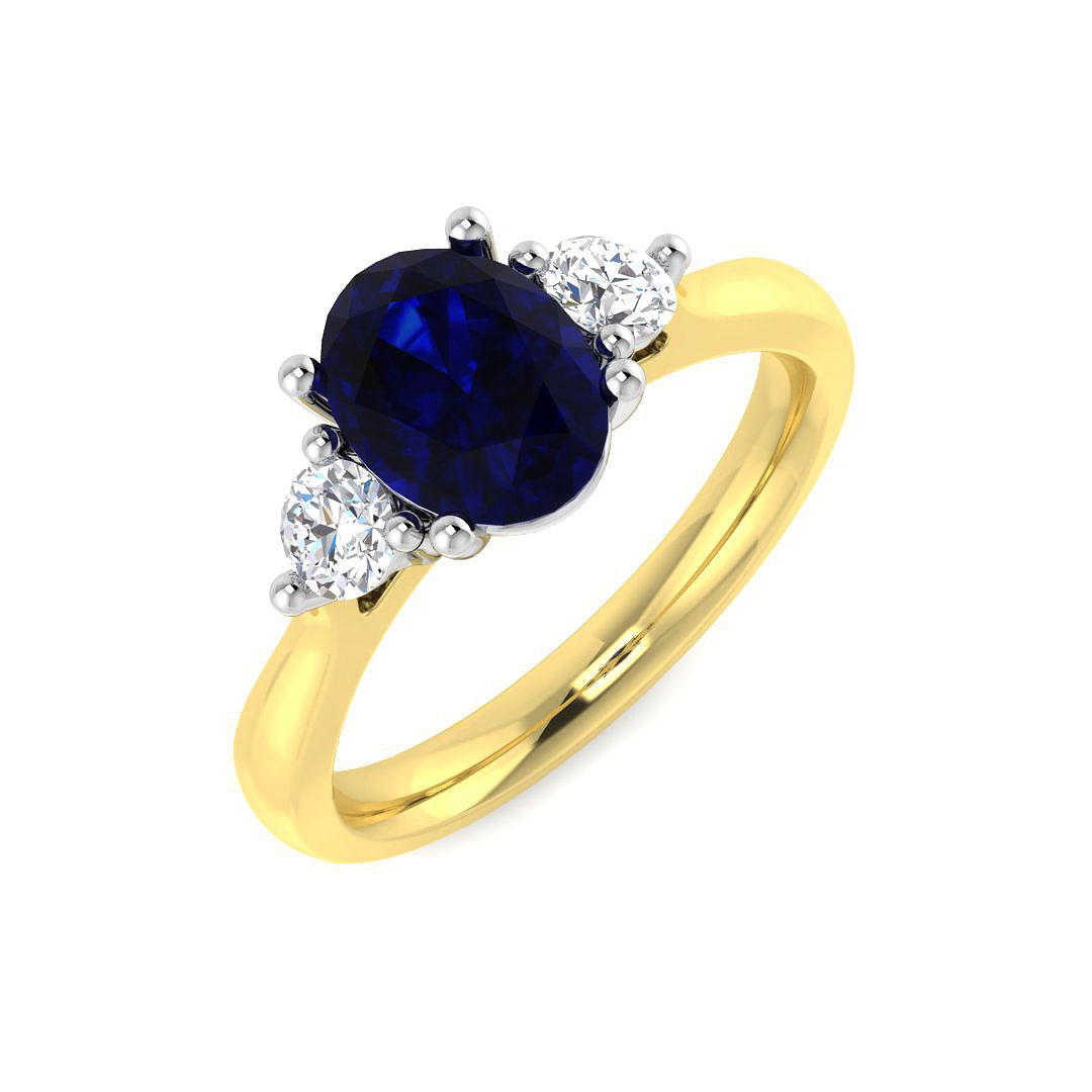 SL9812A — Ring - 18k Two Tone