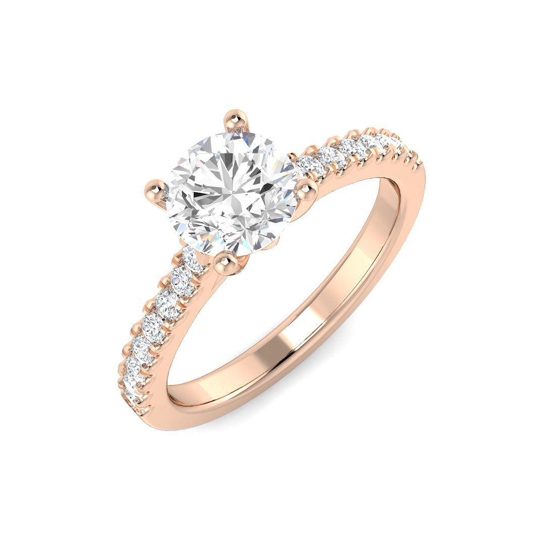 SL9834-6.4 — Ring - 9k Rose Gold