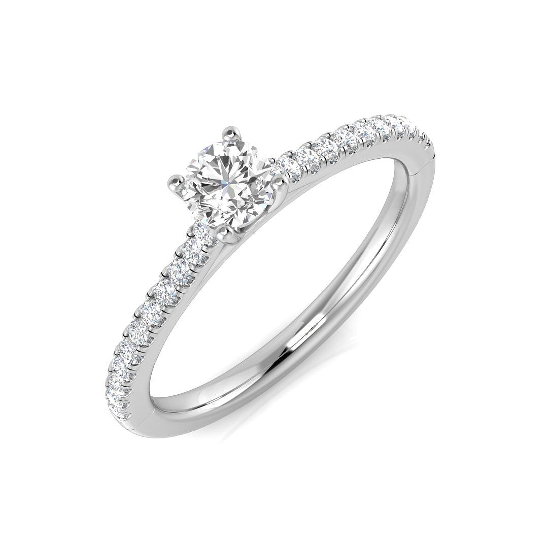 SL9834-4.2 — Ring - 9k White Gold