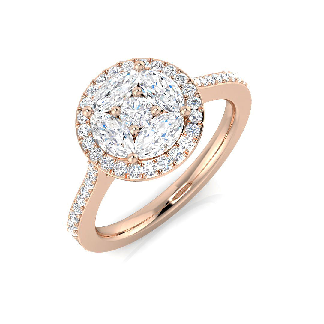 SL9842 — Ring - 9k Rose Gold