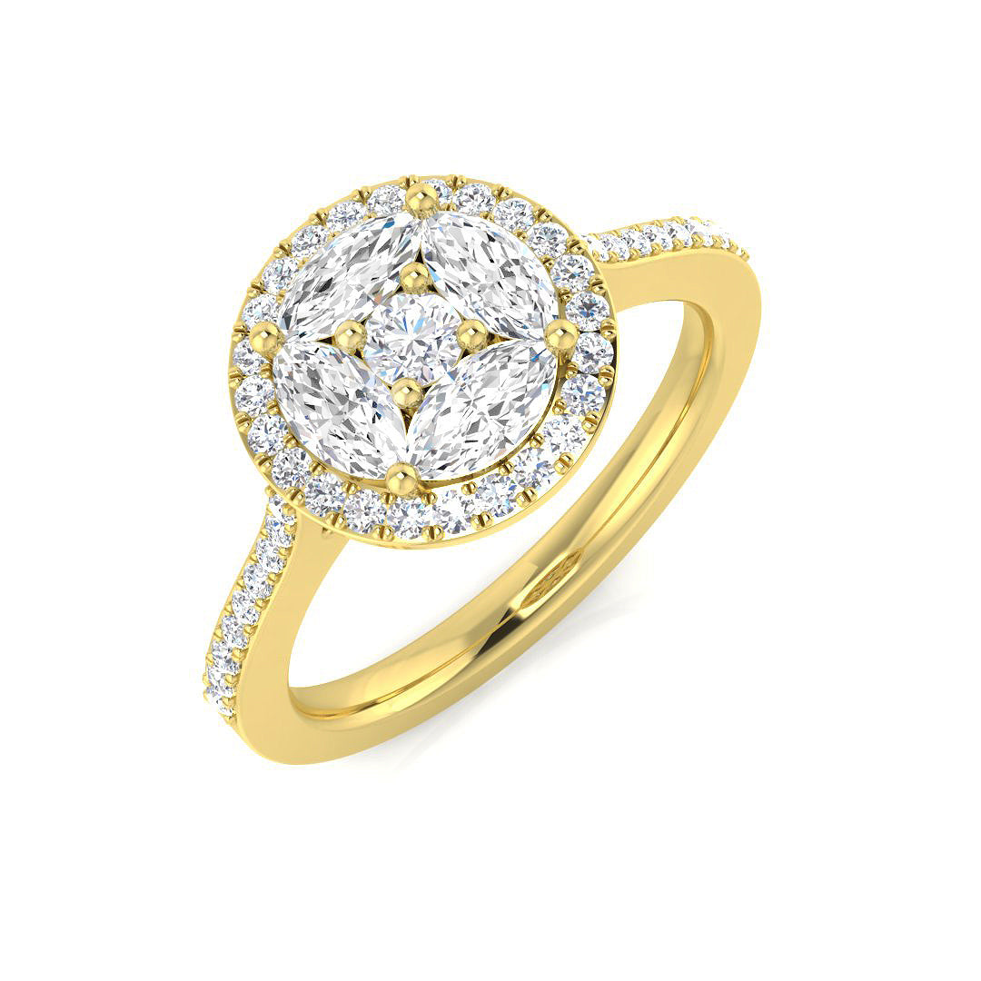 SL9842 — Ring - 9k Yellow Gold
