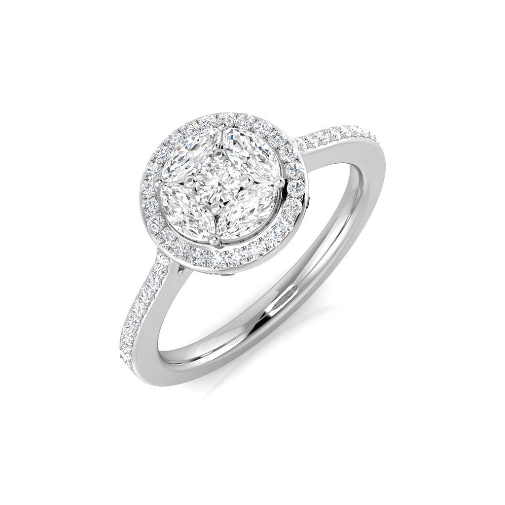 SL9843 — Ring - 9k White Gold