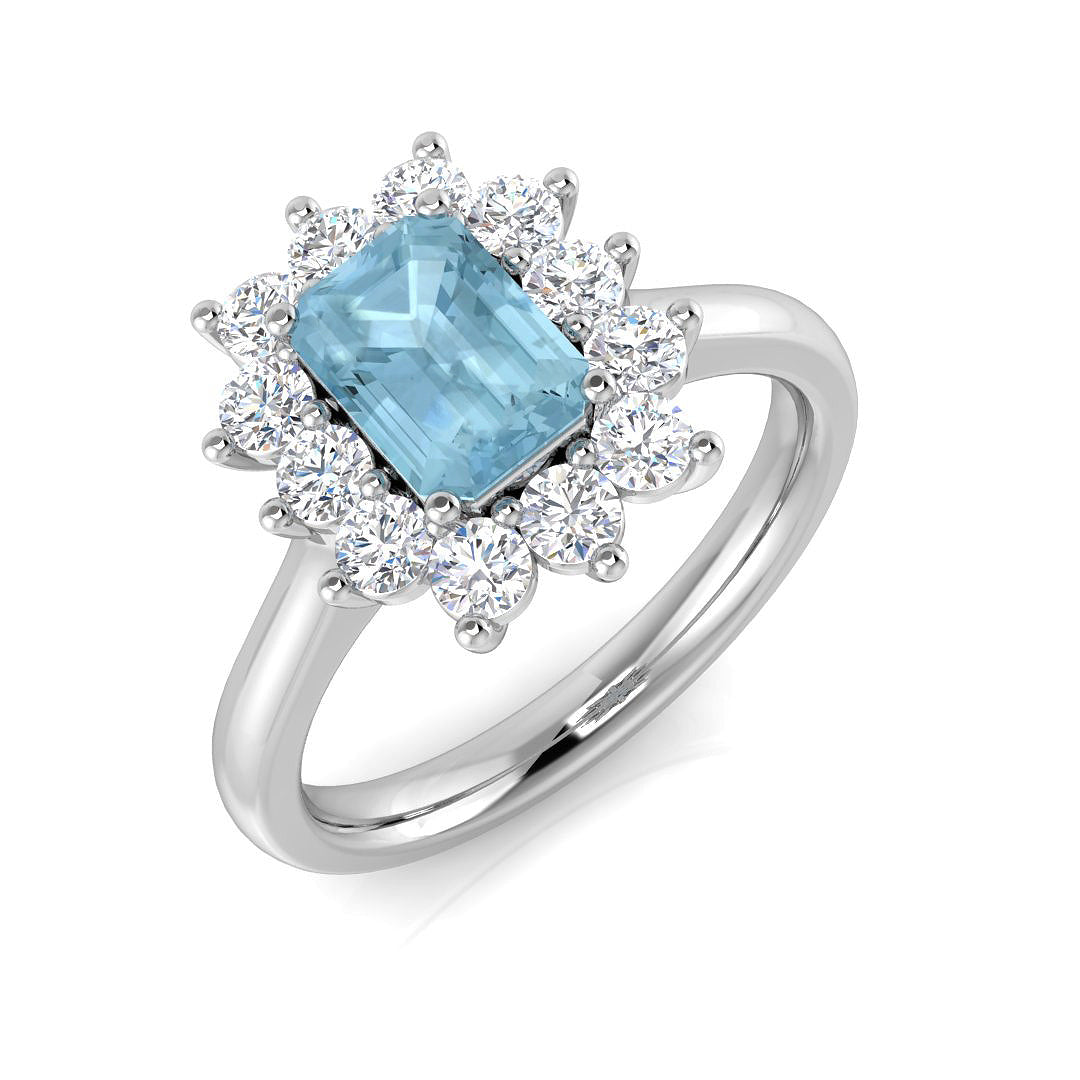 SL9859 — Ring - 9k White Gold