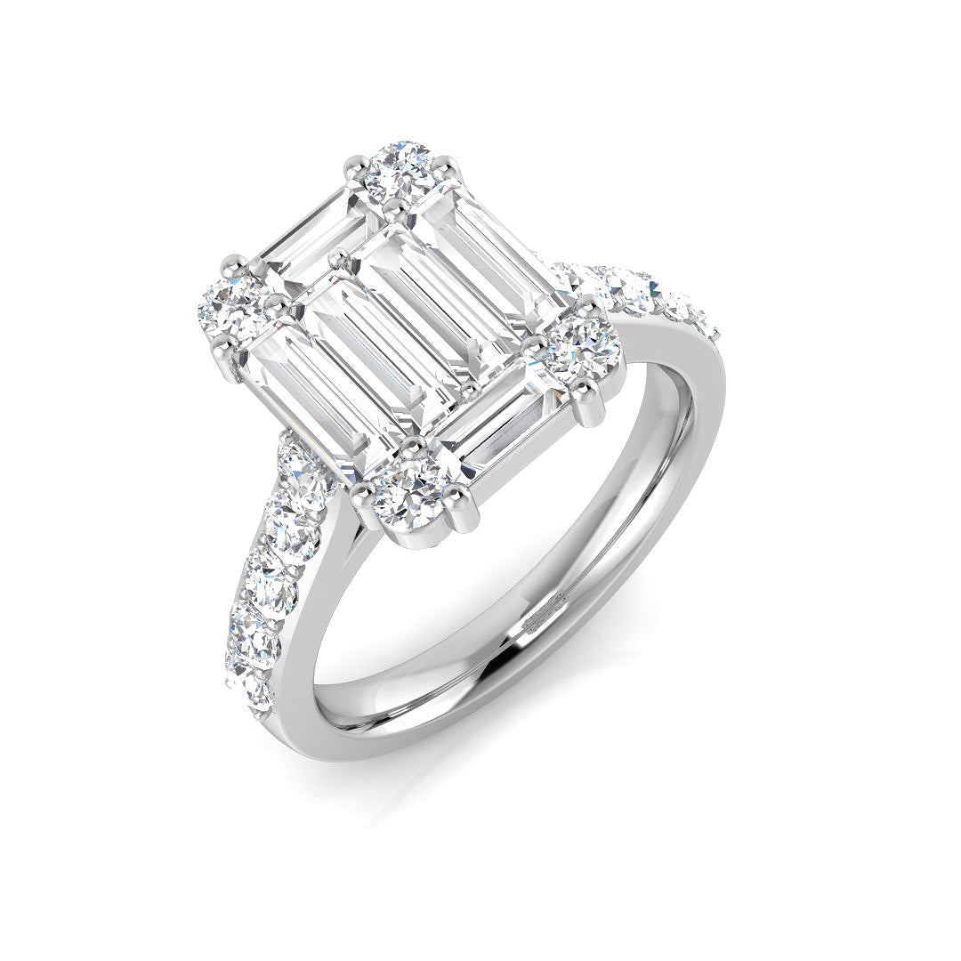 SL9884 — Ring - 9k White Gold