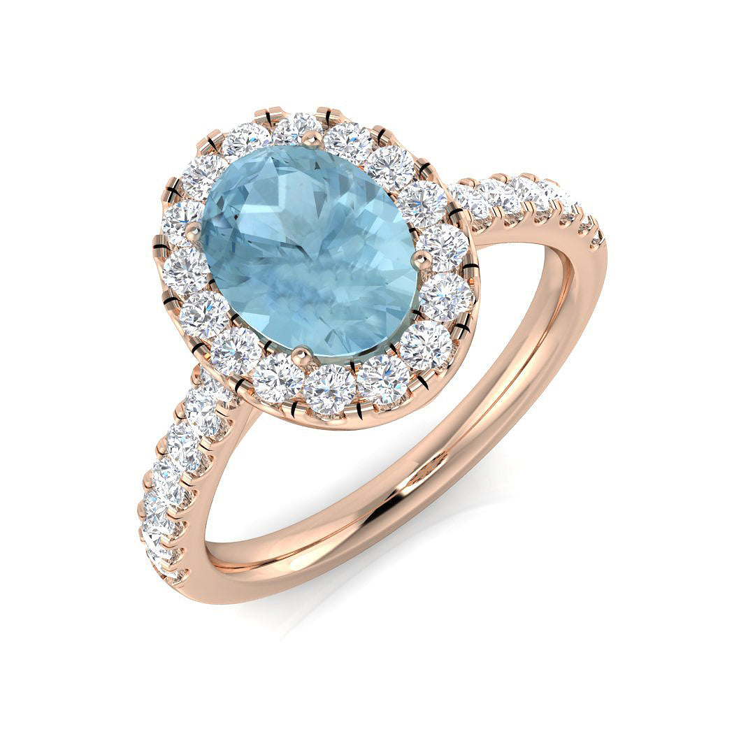 SL9895 — Ring - 9k Rose Gold