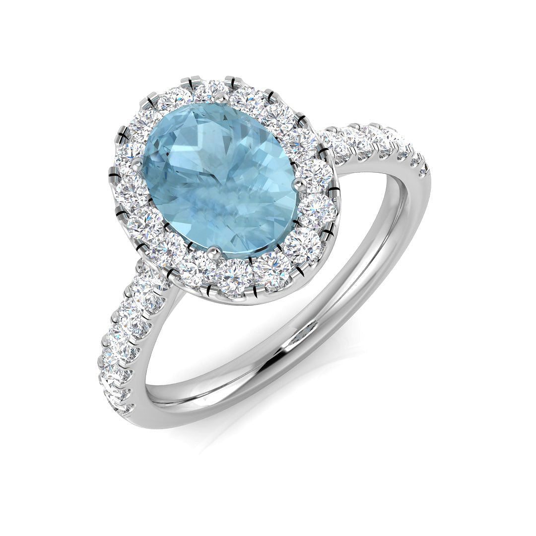 SL9895 — Ring - 9k White Gold