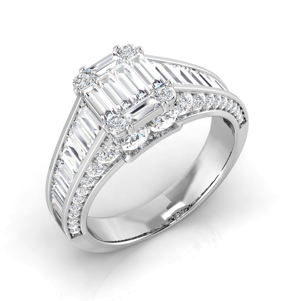 SL9908 — Ring - 9k White Gold