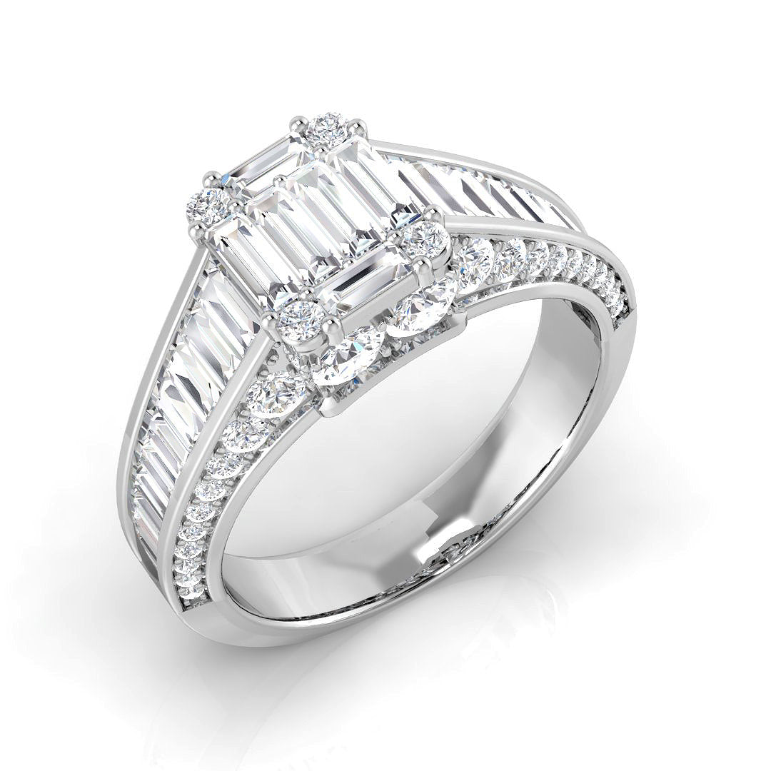 SL9908 — Ring - 9k White Gold