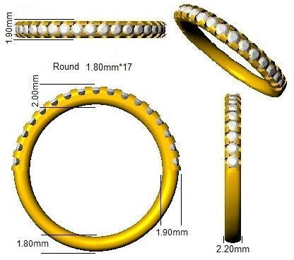 SL9938 — Ring - 9k Yellow Gold detail