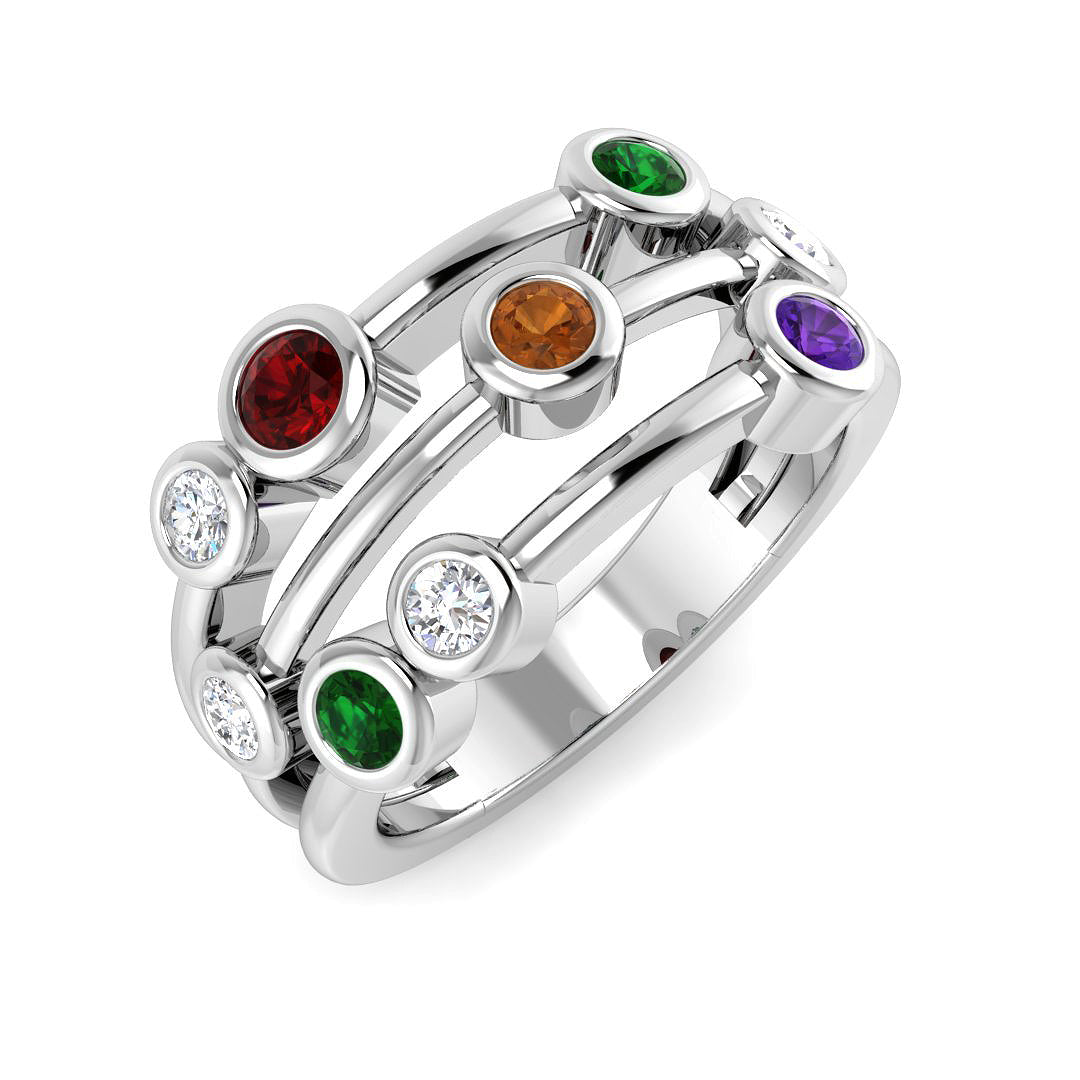 SL9944 — Ring - 9k White Gold