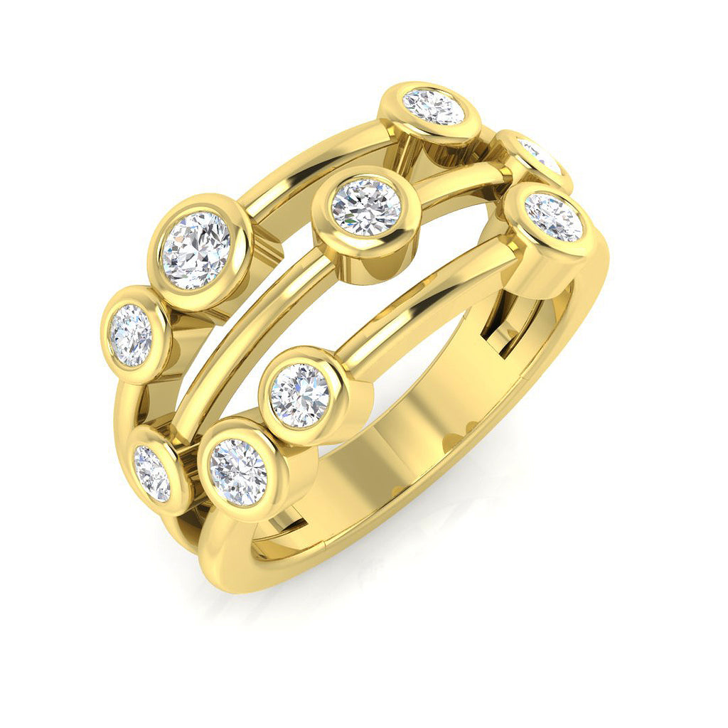 SL9944 — Ring - 9 KT Yellow Gold