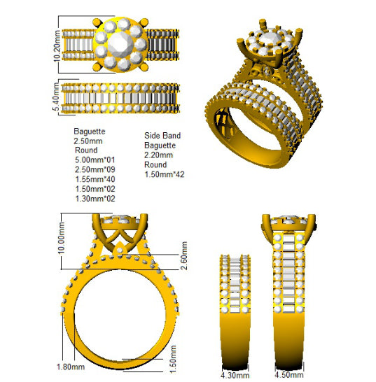 SL9946-S — Ring - 9k Yellow Gold detail
