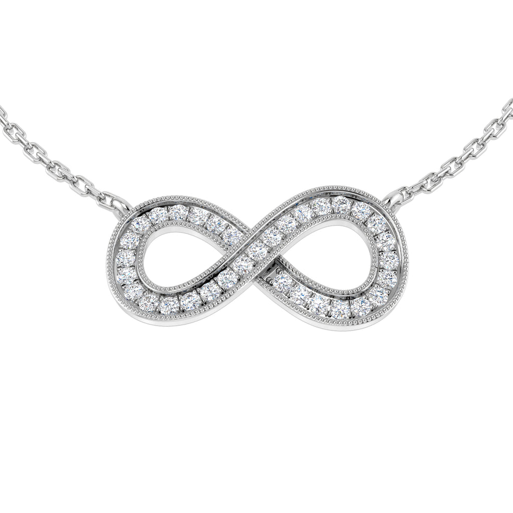 SN1635 — Necklace - 9k White Gold