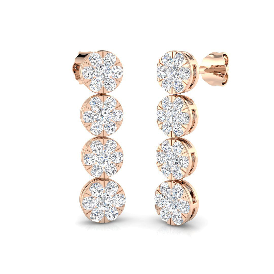 SN1093E — Earrings - 9k Rose Gold