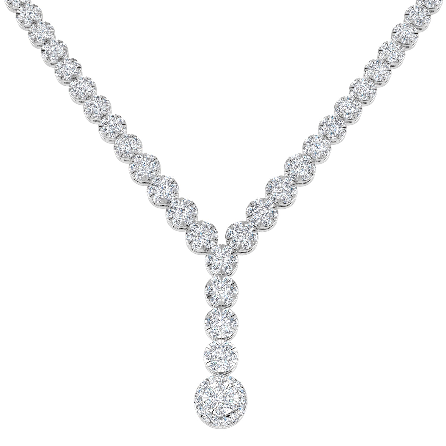 SN1093 — Necklace - 9k White Gold