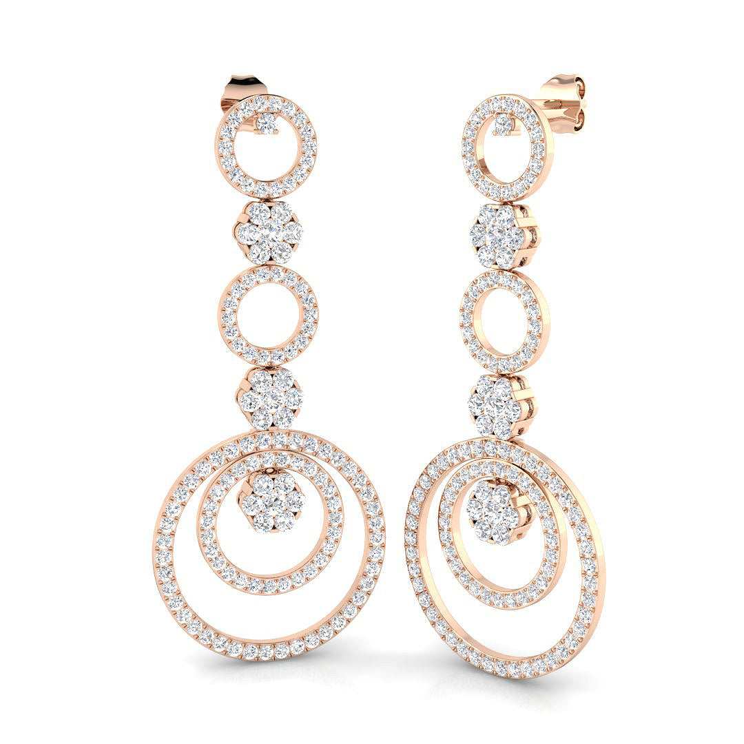 SN1138E — Earrings - 9k Rose Gold