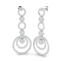 SN1138E — Earrings - 9k White Gold