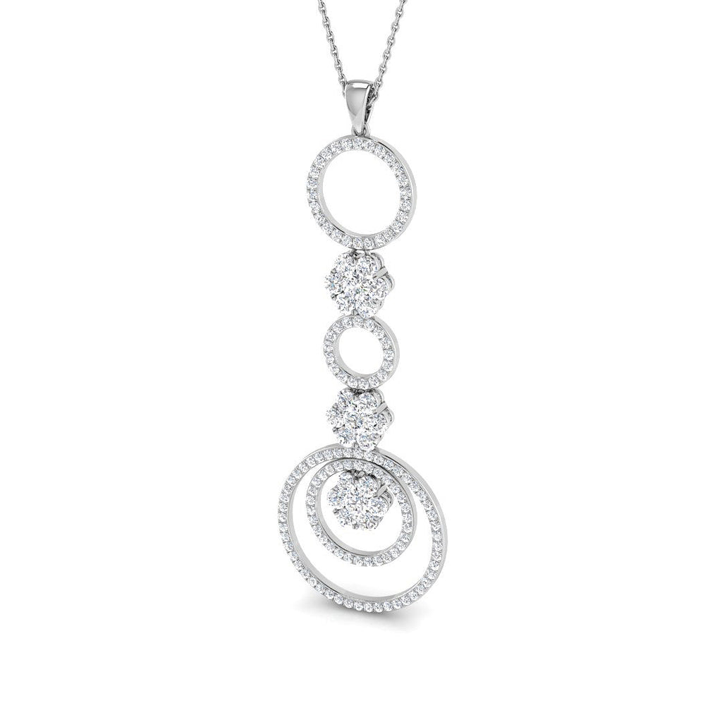 SN1245P — Pendant - 9k White Gold