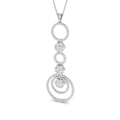 SN1245P — Pendant - 9k White Gold