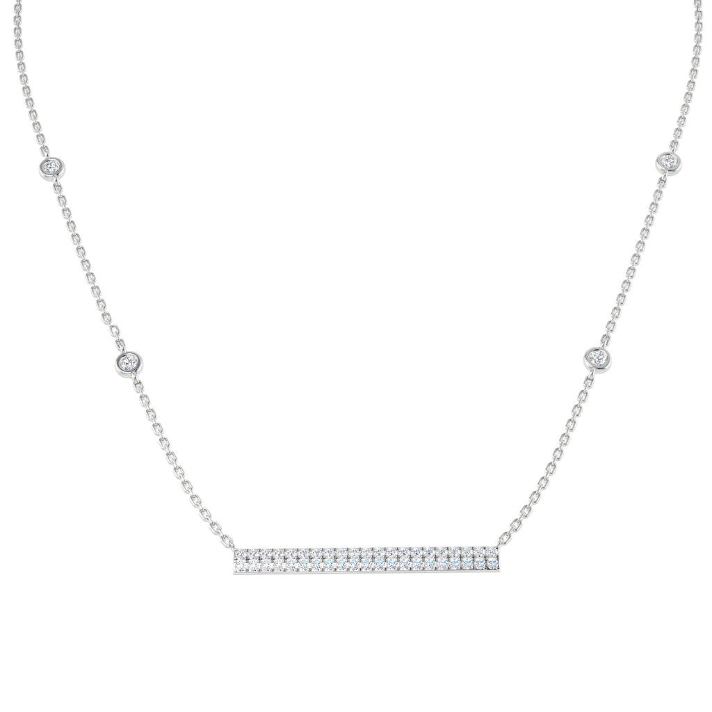 SN1361 — Necklace - 9k White Gold