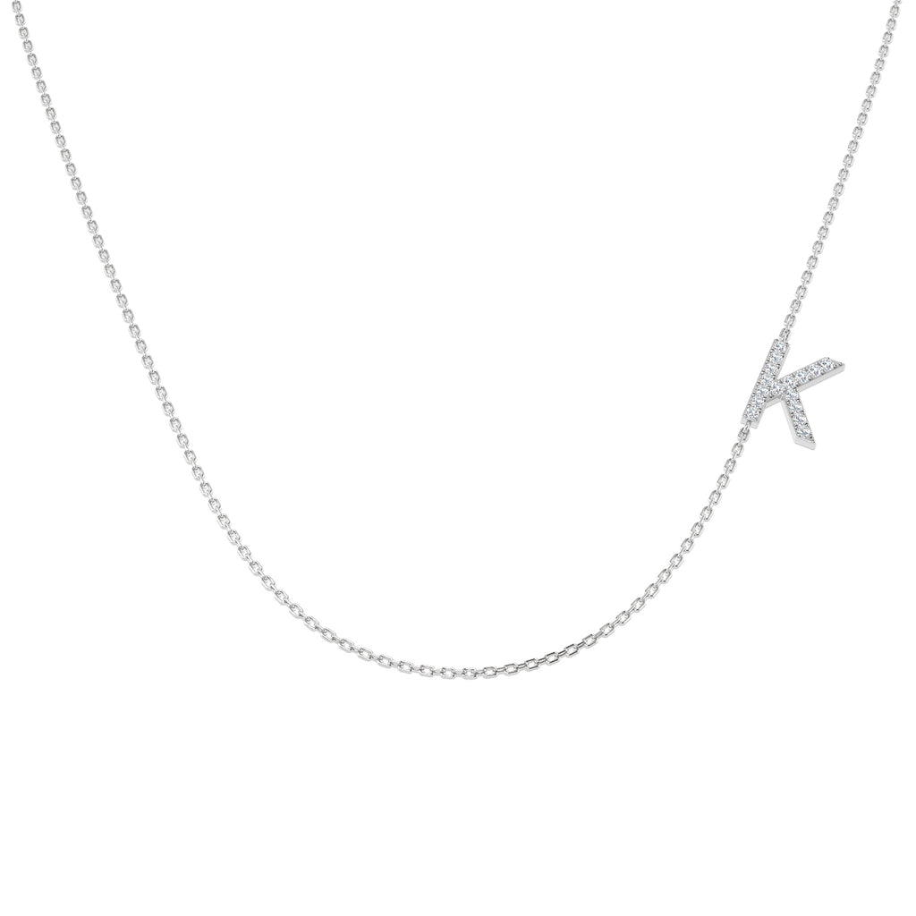 SN1501-K — Necklace - 9k White Gold