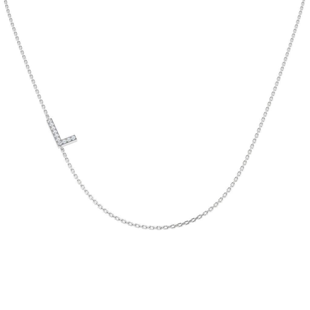 SN1501-L — Necklace - 9k White Gold