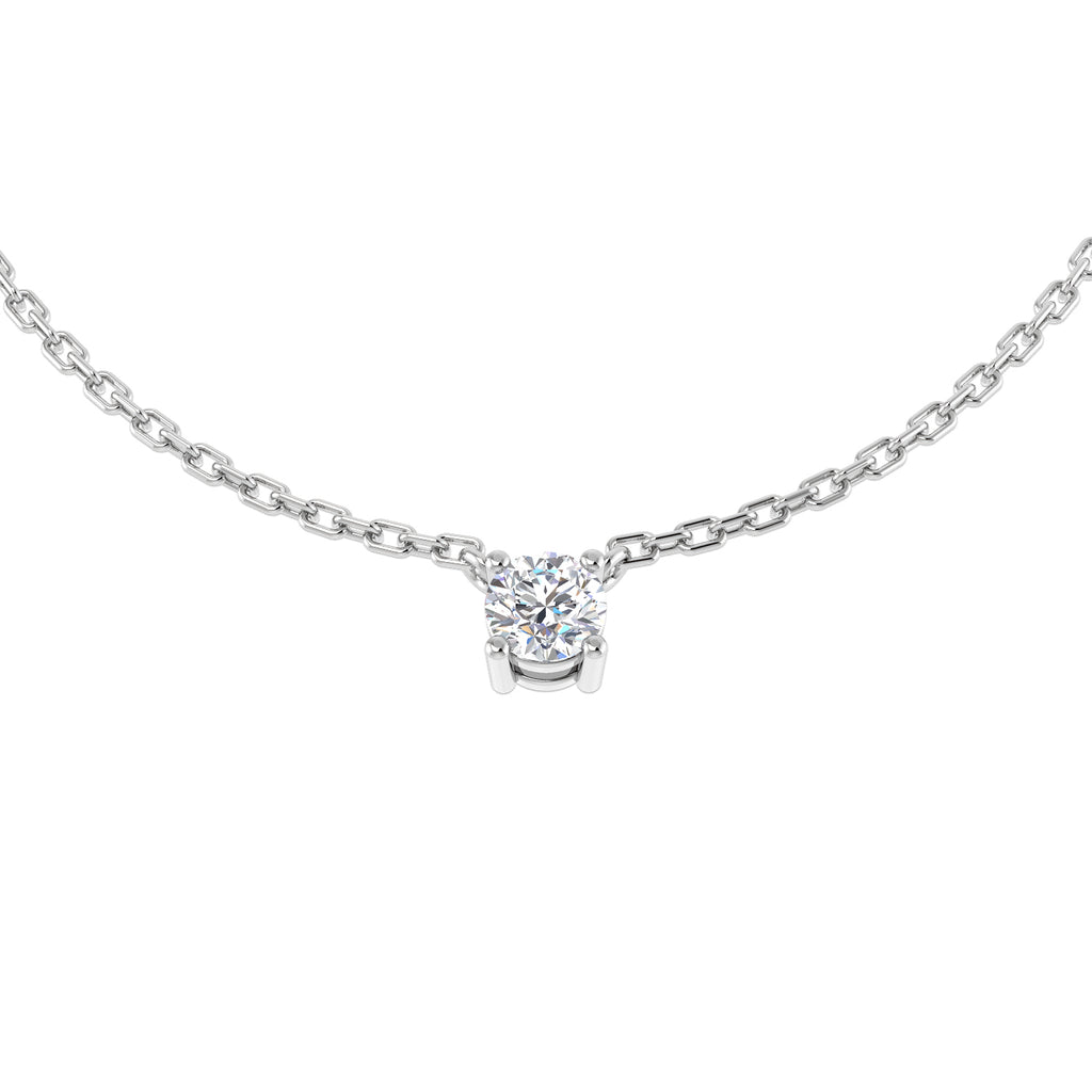 SN1502 — Necklace - 9k White Gold