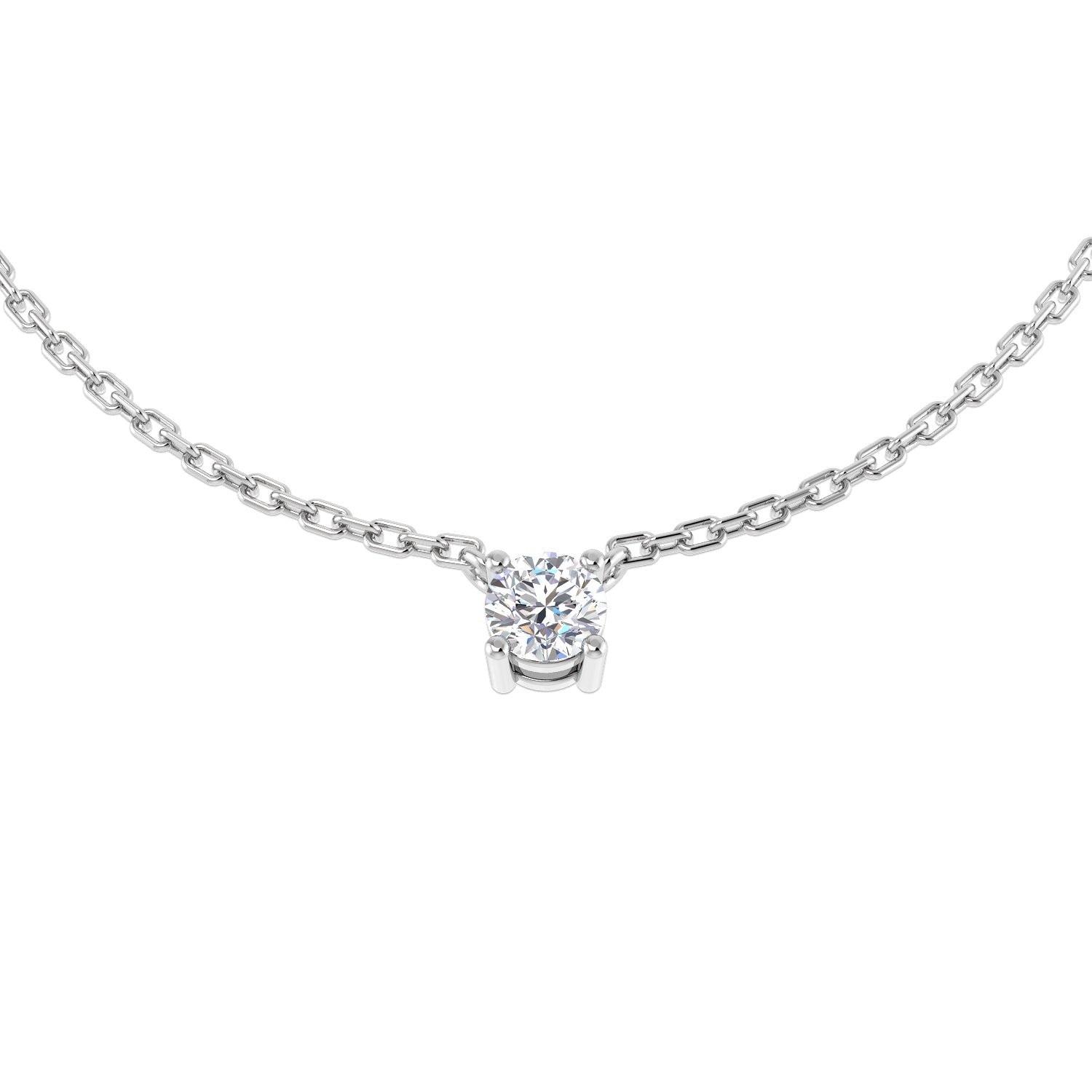 SN1502 — Necklace - 9k White Gold