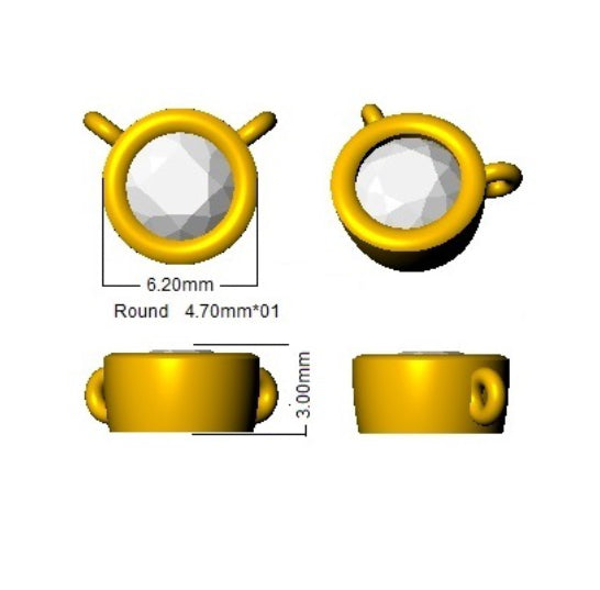 SN1512 — Necklace - 9k Yellow Gold detail