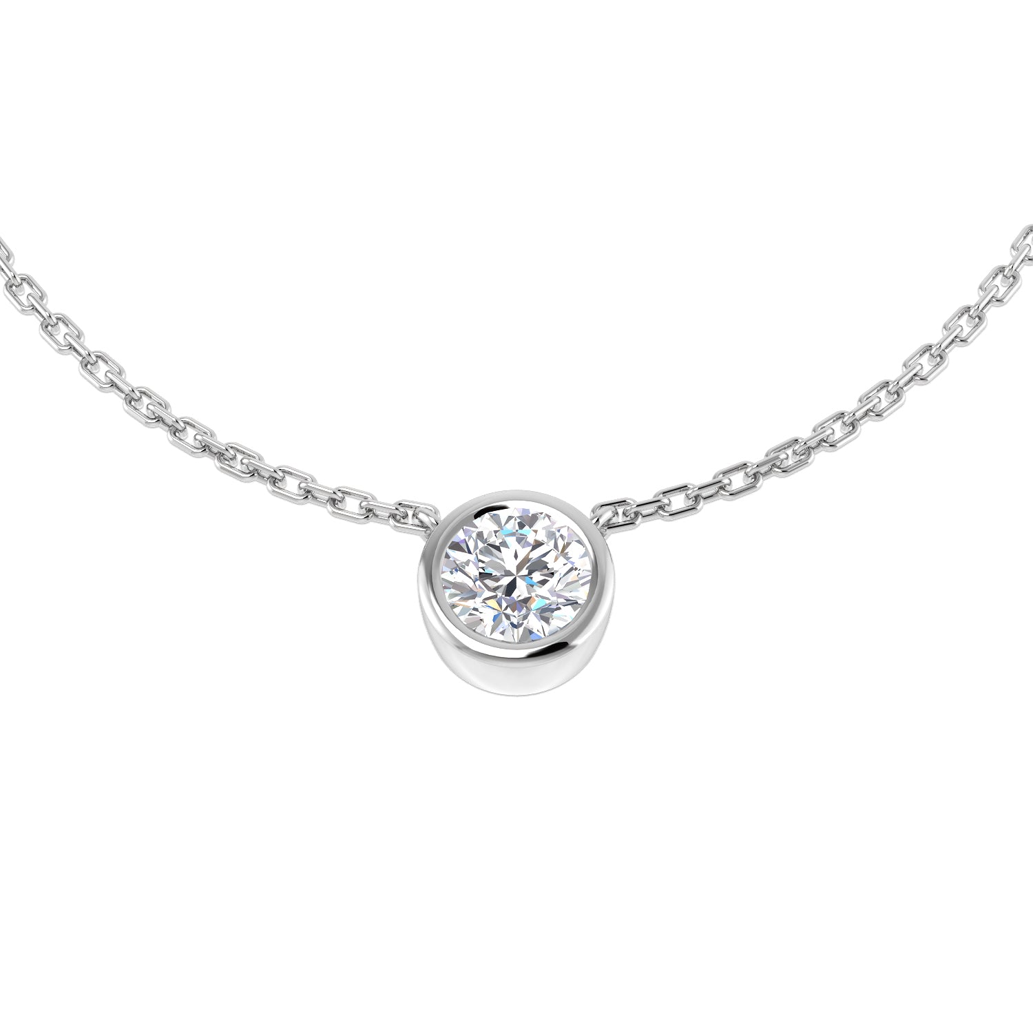 SN1512 — Necklace - 9k White Gold