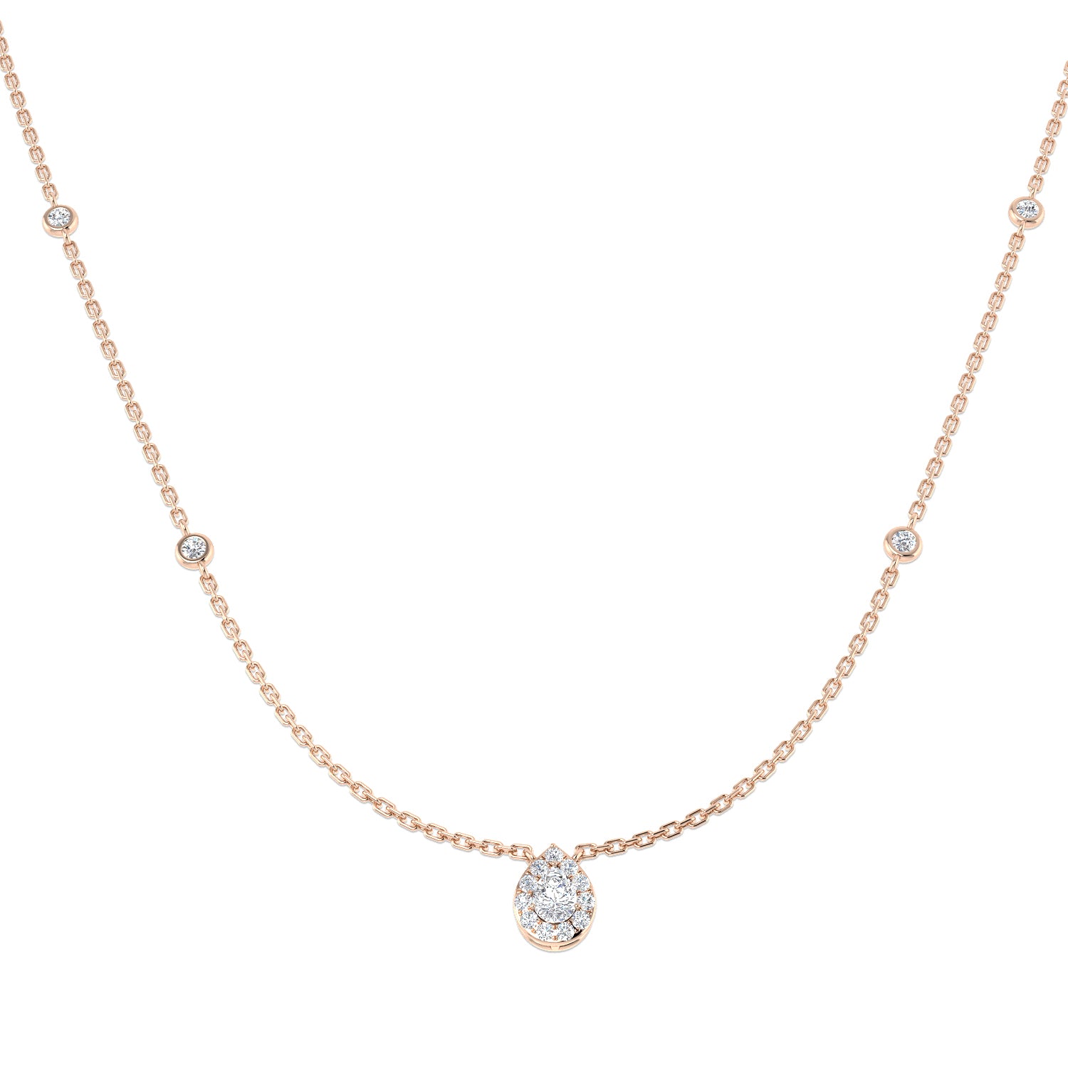 SN1522 — Necklace - 9k Rose Gold