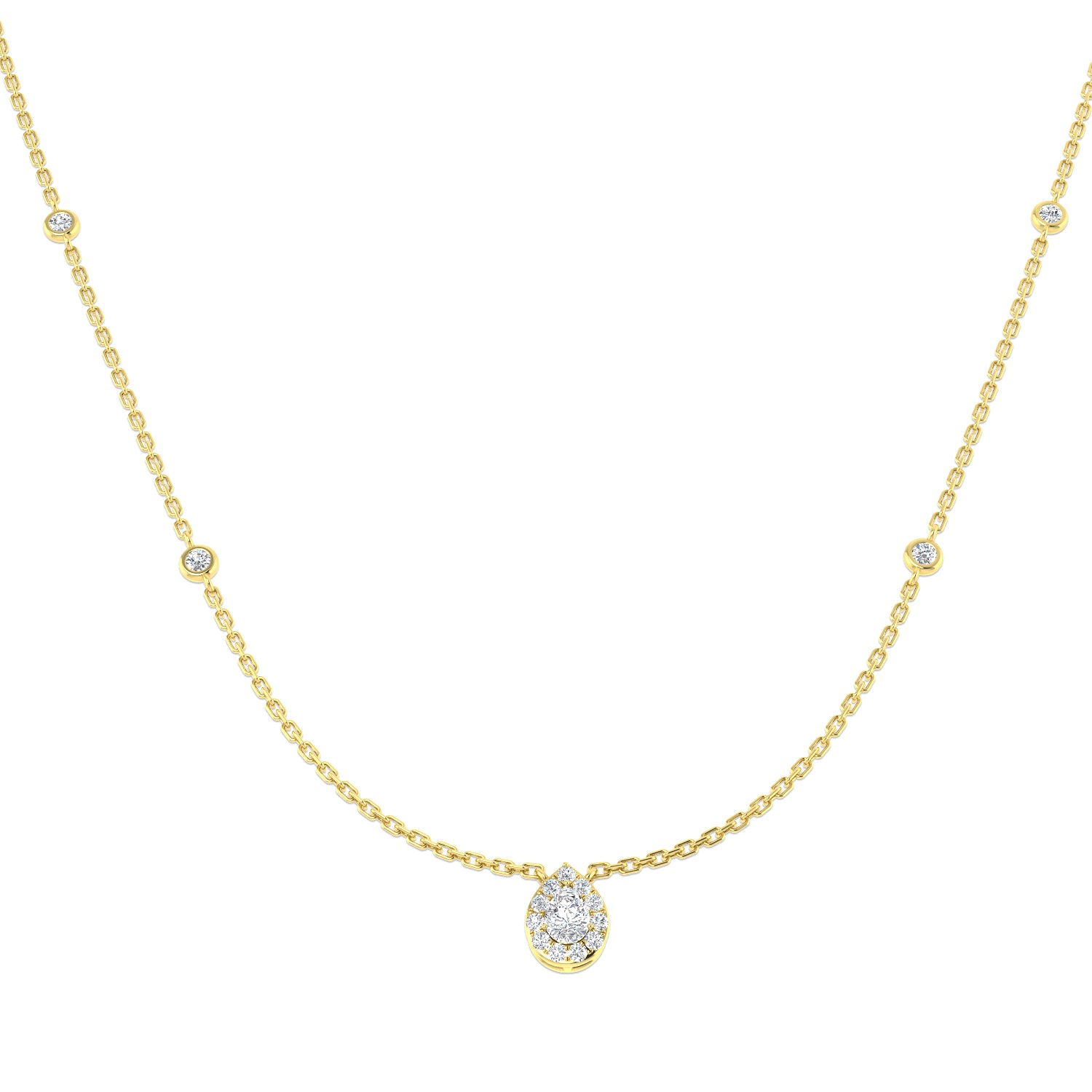 SN1522 — Necklace - 9k Yellow Gold
