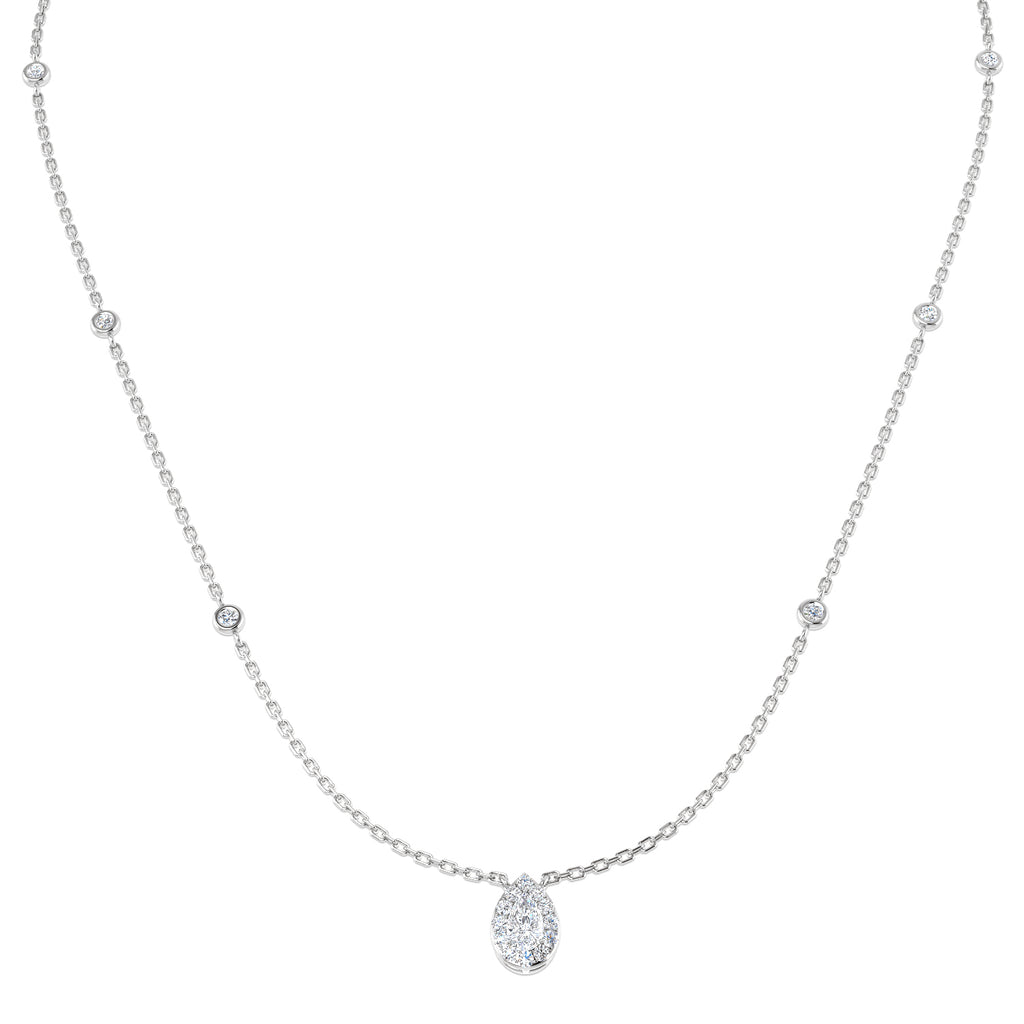 SN1523 — Necklace - 9k White Gold