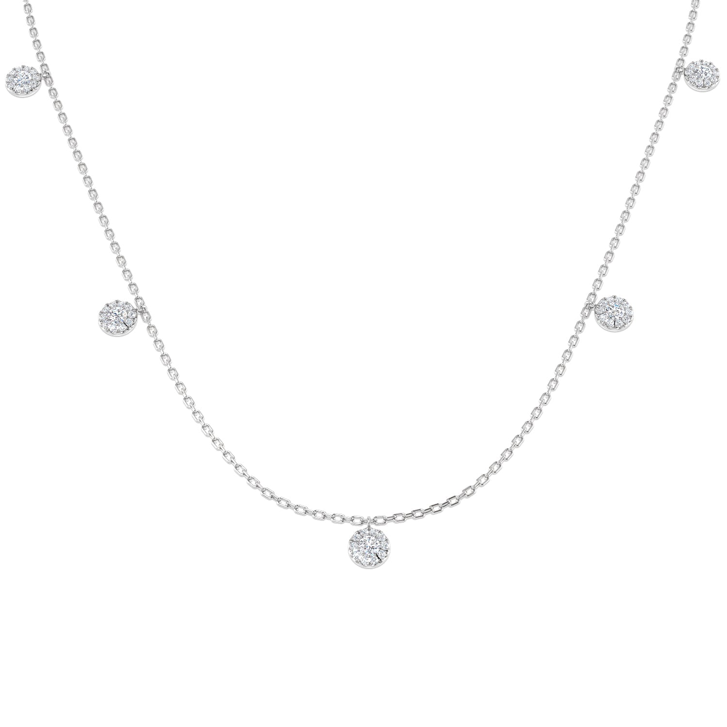 SN1556 — Necklace - 9k White Gold