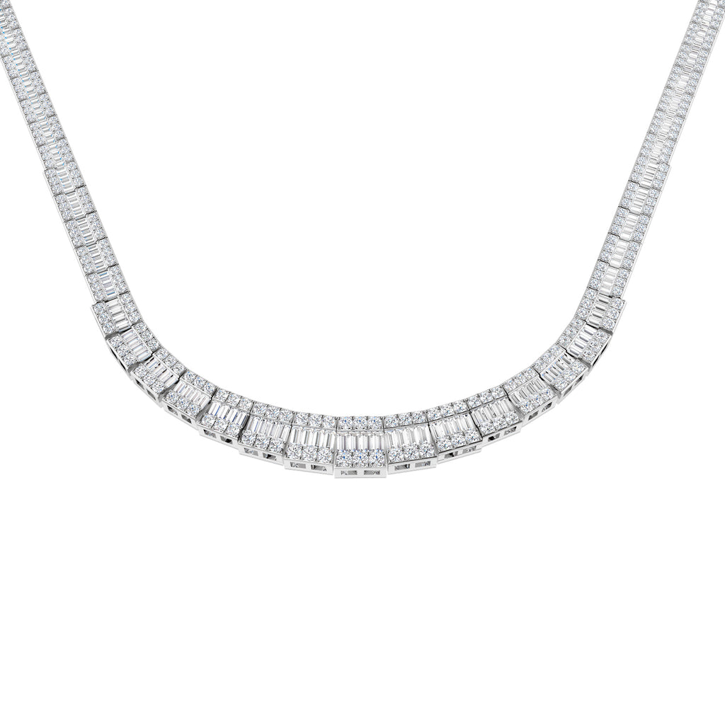 SN1572 — Necklace - 9k White Gold