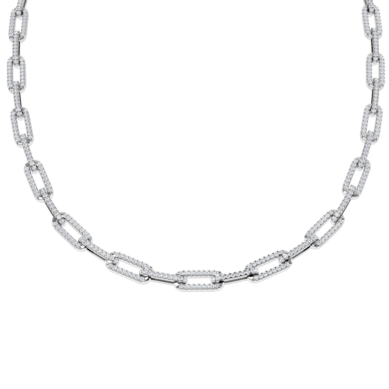 SN1575 — Necklace - 9k White Gold