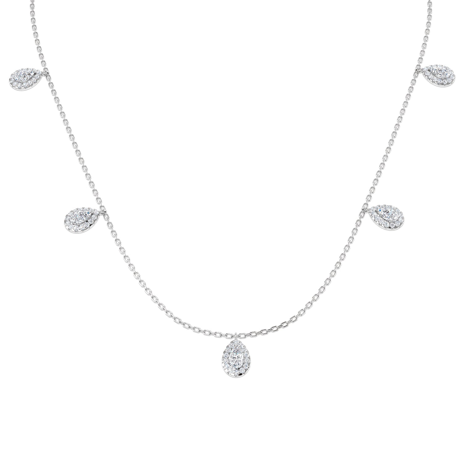 SN1578 — Necklace - 9k White Gold