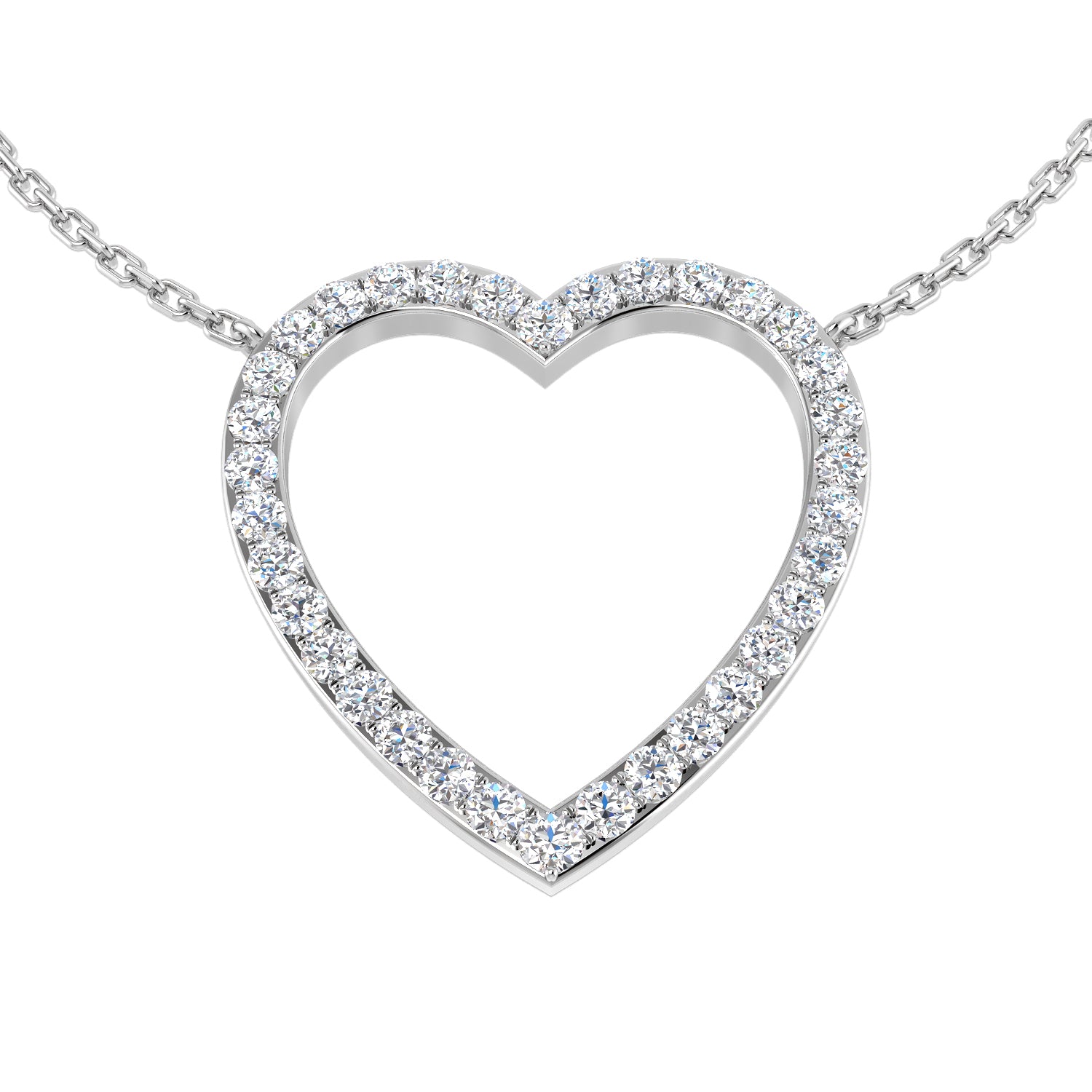 SN1581 — Necklace - 9k White Gold