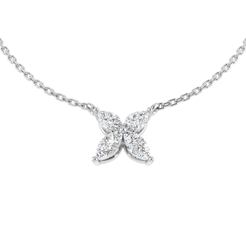 SN1585A — Necklace - 9k White Gold