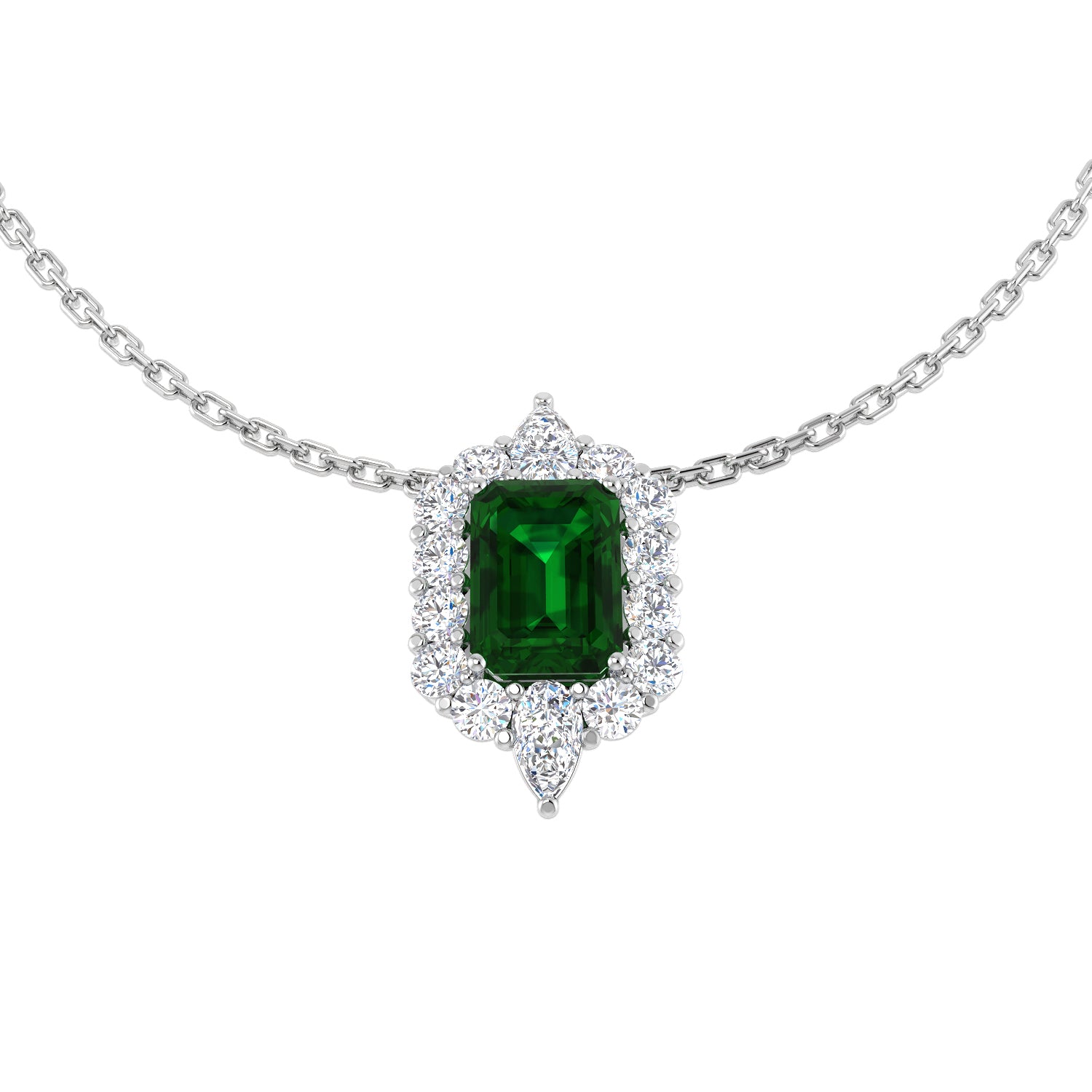 SN1586 — Necklace - 9k White Gold