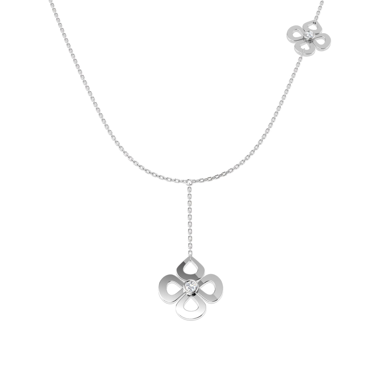 SN1612 — Necklaces - 18 KT White Gold